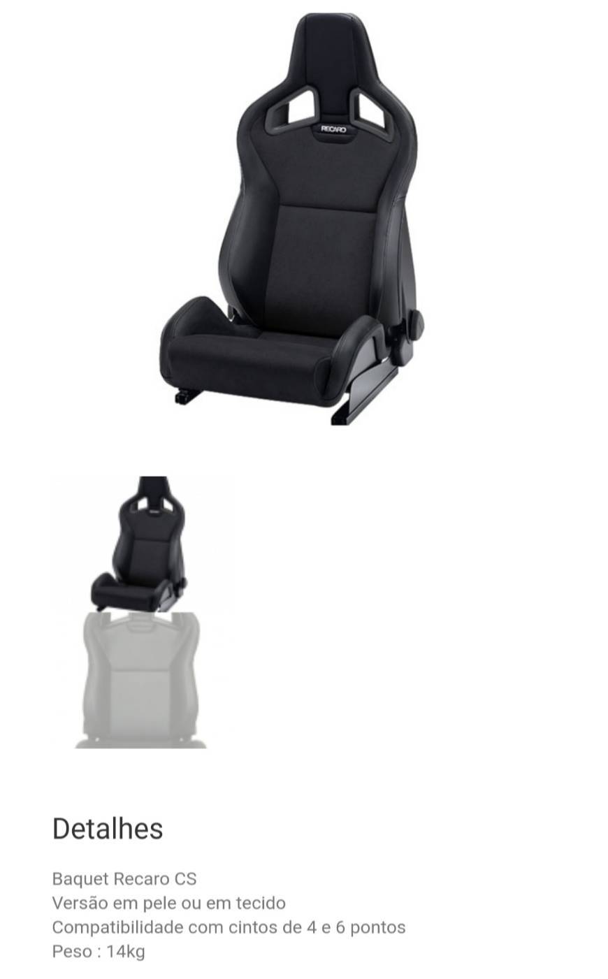 Moda recaro cs