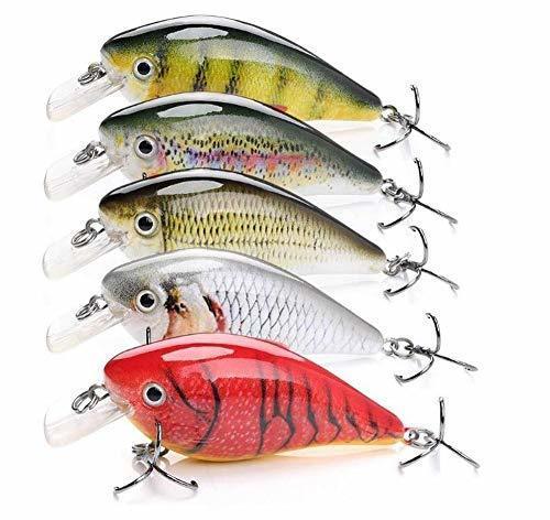 Producto DALMFisher Crankbaits - Set de señuelos Artificiales para Pesca