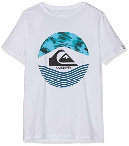 Quiksilver Stomped On Camiseta, Niños, Blanco