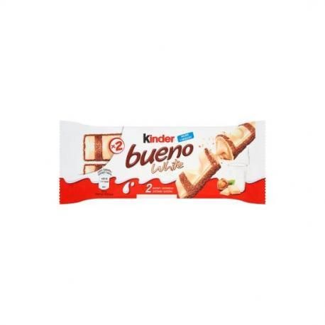 KINDER BUENO BLANCO 2 BARRITAS 43 GR