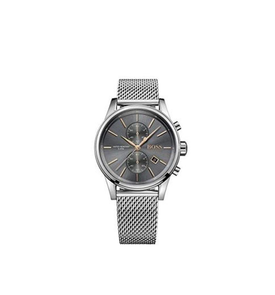 Social Hugo Boss Reloj Cronógrafo para Hombre de Cuarzo con Correa en Acero Inoxidable 1513440