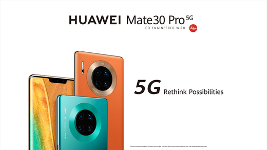 HUAWEI Mate 30 Pro 5G, Ultra-curved Display, 4500mAh Battery ...
