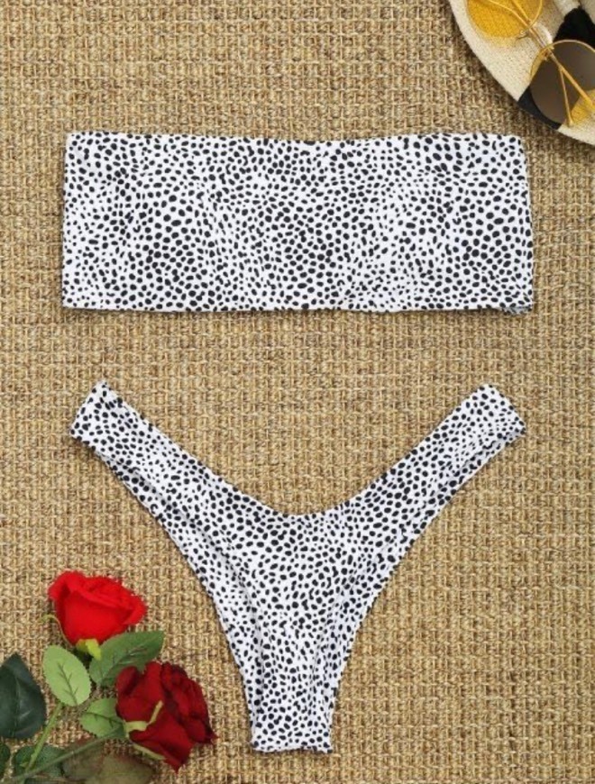 Fashion [56% OFF] [POPULAR] 2020 Bandeau Leopard Print Thong Bikini In ...