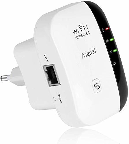 Electrónica Repetidor de Red WiFi Extensor 300Mbps Amplificador de Signal Extensor Inalámbrico señal