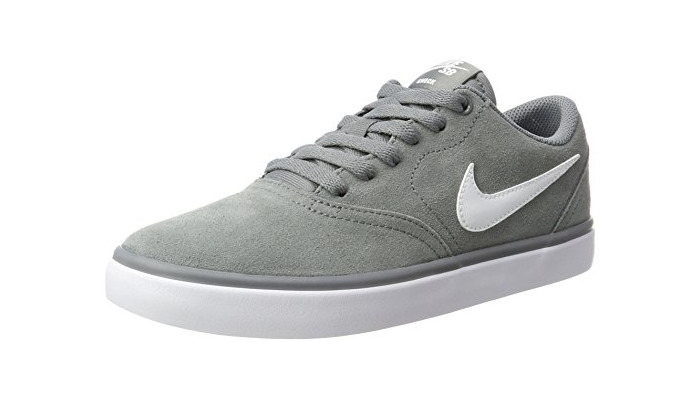 Fashion Nike SB Check Solar, Zapatillas para Hombre, Gris