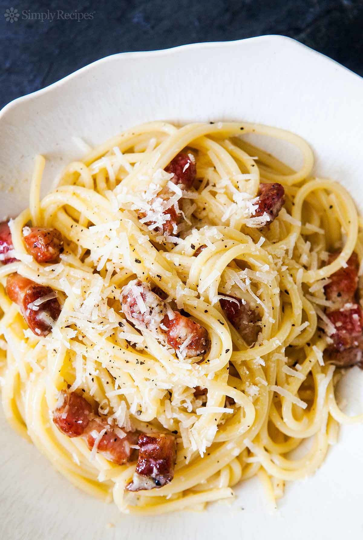 Fashion Spaghetti alla Carbonara Recipe | Tyler Florence | Food Network