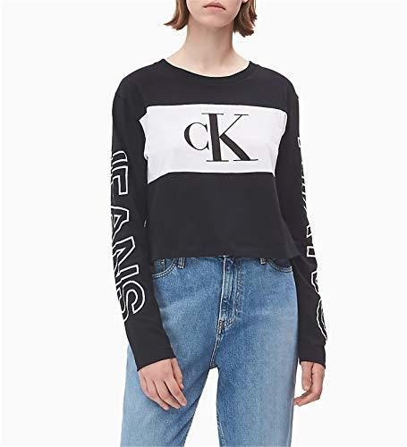 Calvin Klein Blocking Statement Logo LS tee Camisa
