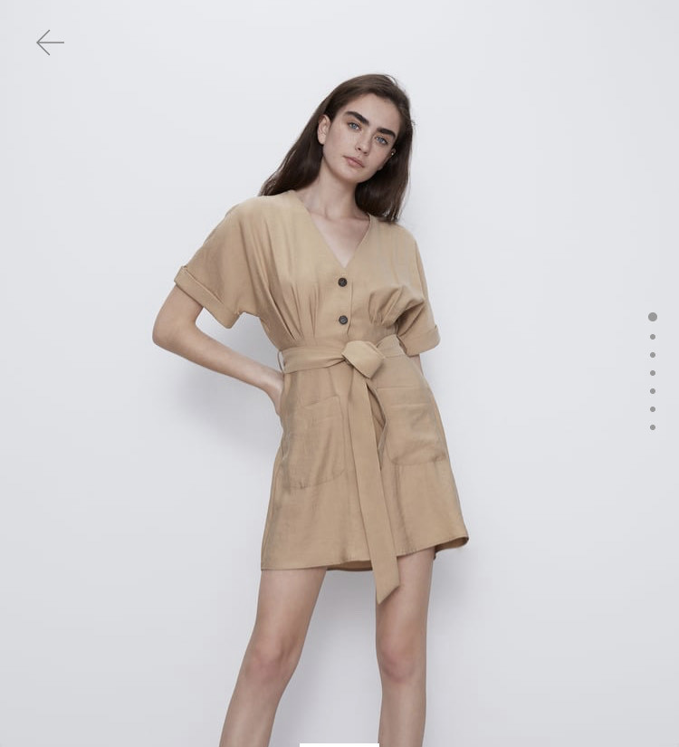 Producto Vestido com botões e bolsos