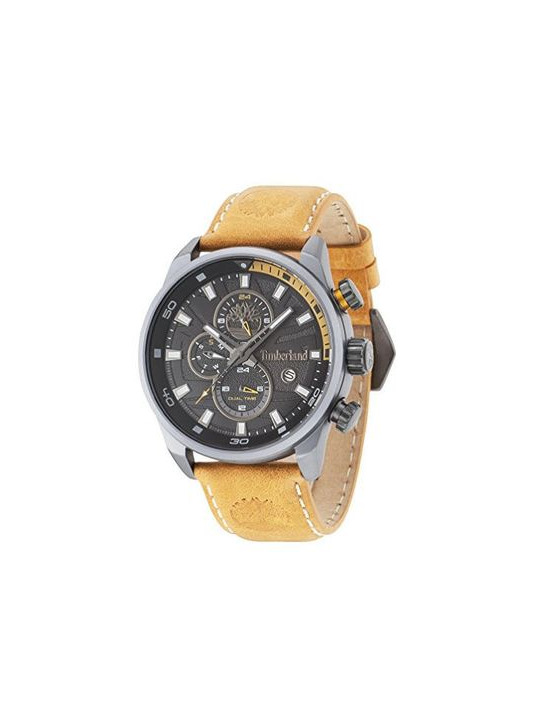 Moda Timberland  14816JLU/02 - Reloj de Cuarzo para Hombre con Esfera analógica Negra y