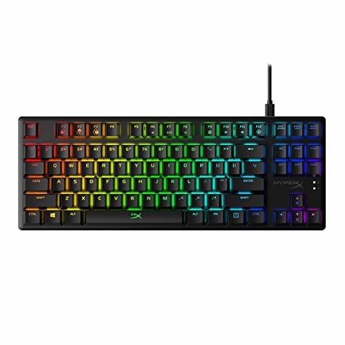 Social HyperX HX-KB7RDX-US Alloy Origins Core, Teclado mecánico para Juegos RGB, Tenkeyless, interruptores