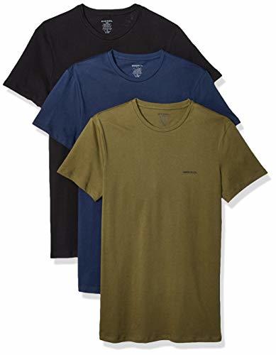 Social Diesel UMTEE-JAKETHREEPACK, Camiseta para Hombre, Multicolor