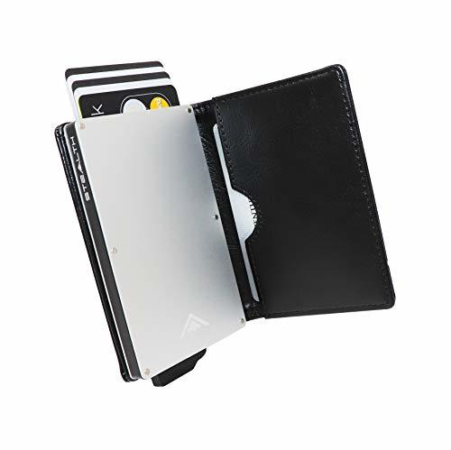 Social STEALTH Wallet - RFID Bloqueo de la Tarjeta de crédito Ejector de