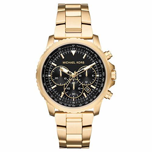Social Michael Kors Reloj Cronógrafo para Hombre de Cuarzo con Correa en Acero