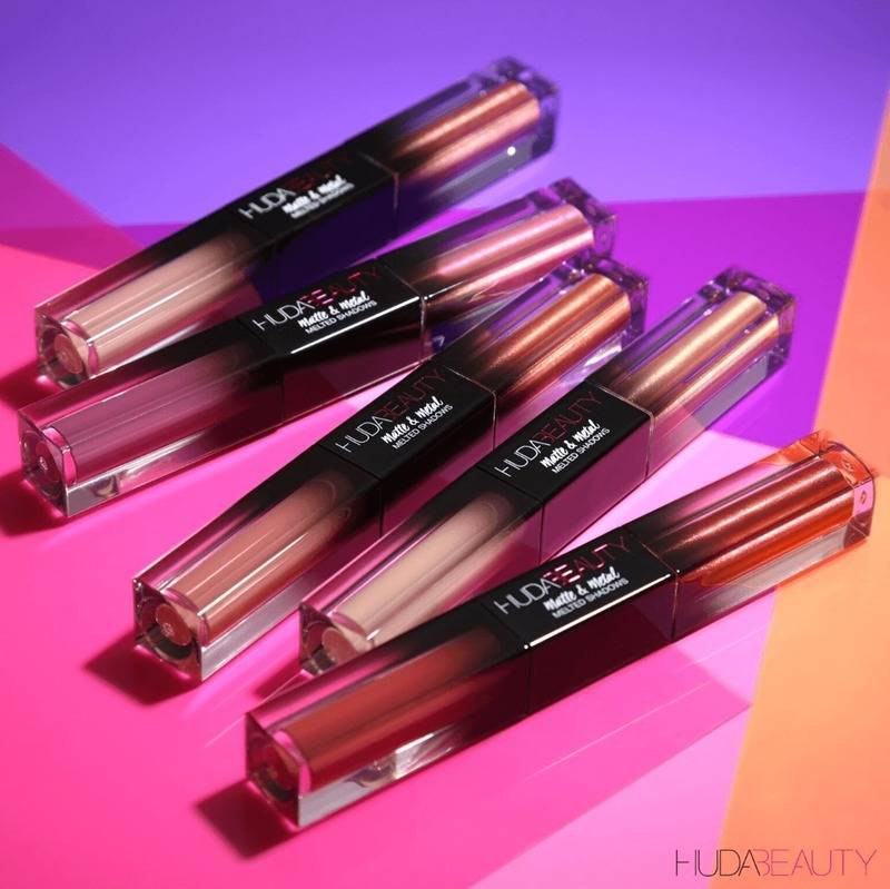 Social Matte & Metal Melted Shadows- Huda Beauty 

