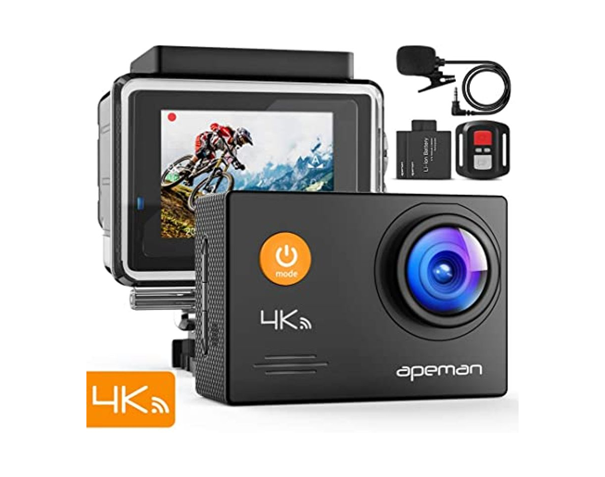 Products APEMAN A79 4K Action Camera 20MP WiFi External Microphone