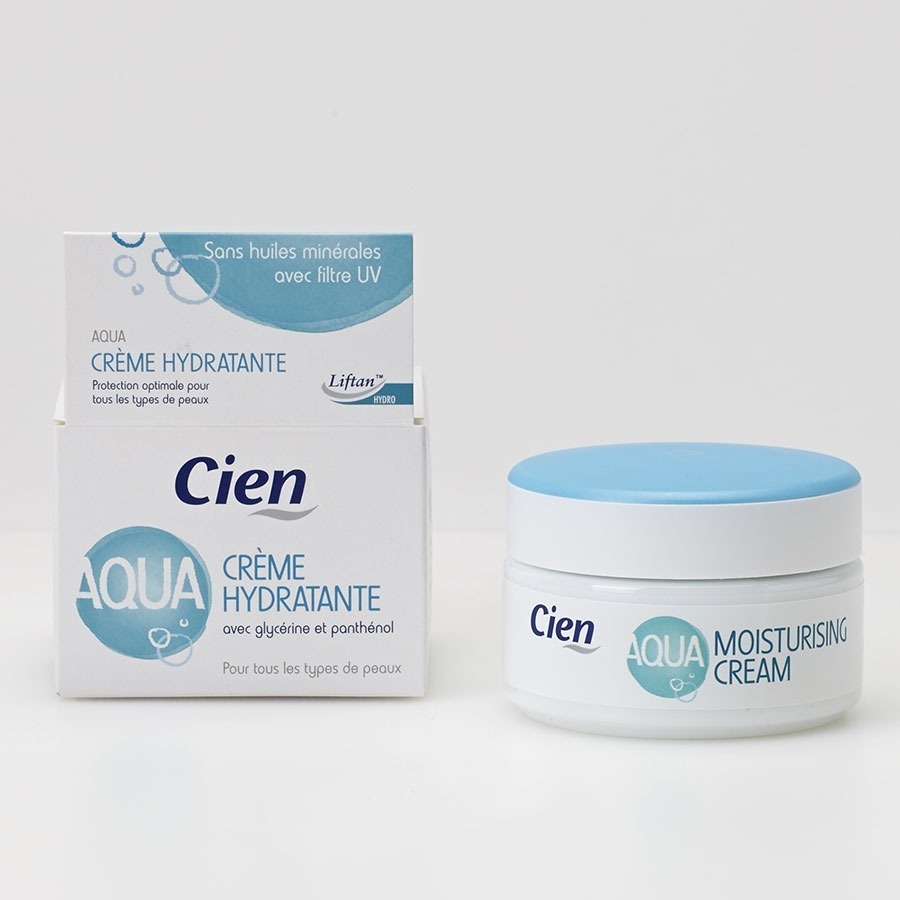 Productos CIEN creme rosto Aqua