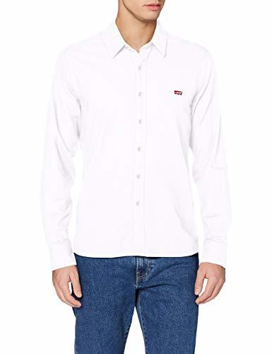 Moda Levi's LS Battery Hm Shirt Camisa, Blanco