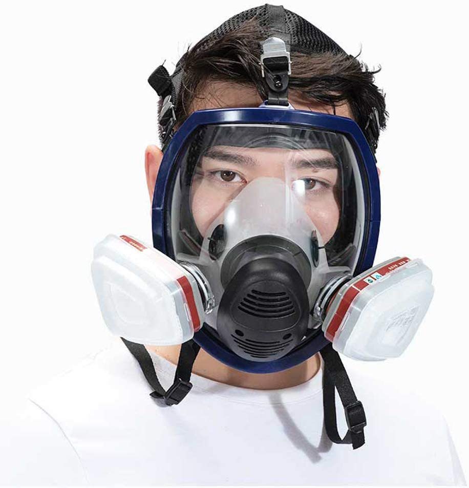 Respirador, NASUM Semimáscara Máscara para Pintura en Aerosol, Polvo, Lijado a Máquina,