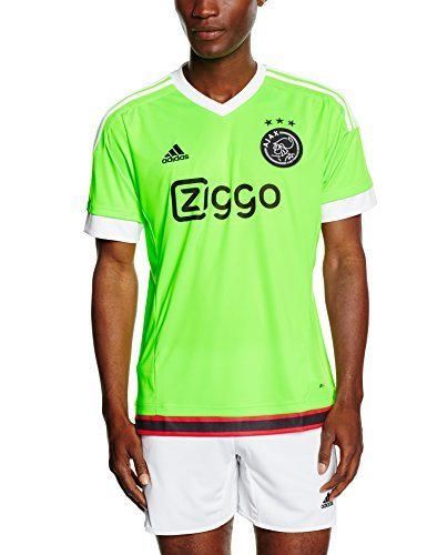 adidas Camiseta de fútbol para Hombre AJAX réplica de Jugadores-visitante Verde Solar