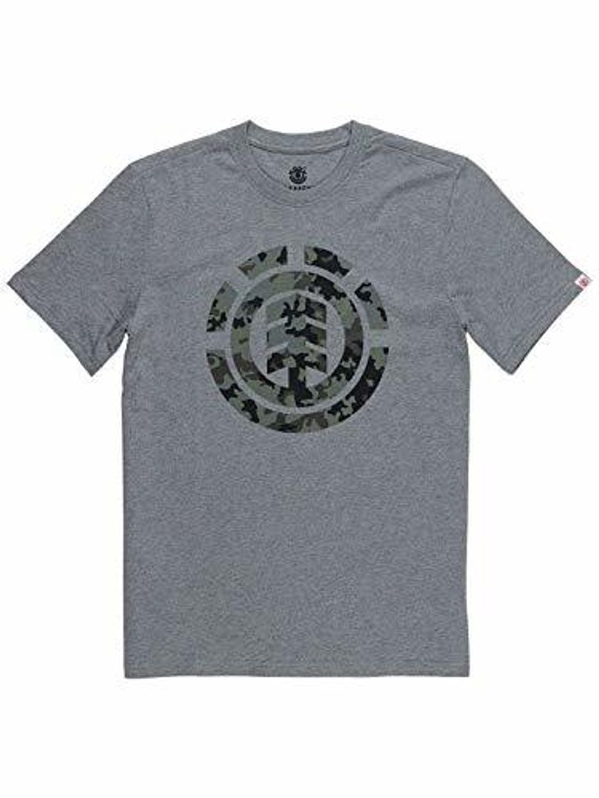 Social Element Bark Logo Hombre Camiseta T-Shirt Grey Heather XL