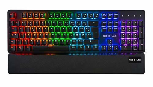 Social THE G-LAB Keyz Rubidium Teclado Mecánico Gaming QWERTY - Incluye Ñ -