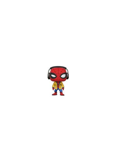Marvel-21660 Figura de Vinilo Spider-Man with Headphones Funko 21660