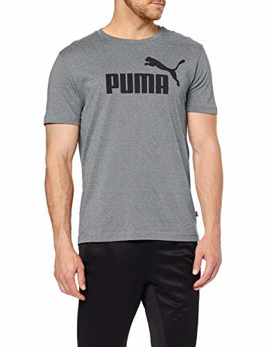 Social Puma Essentials LG T Camiseta de Manga Corta, Hombre, Gris