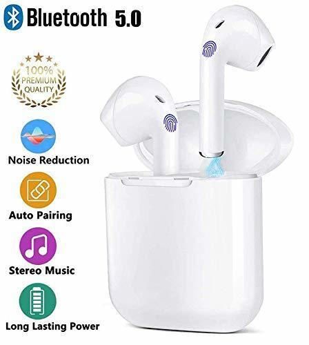 Social Auriculares Bluetooth 5.0 Auriculares Bluetooth Inalámbrico 650mAh Stereo 3D in Ear con
