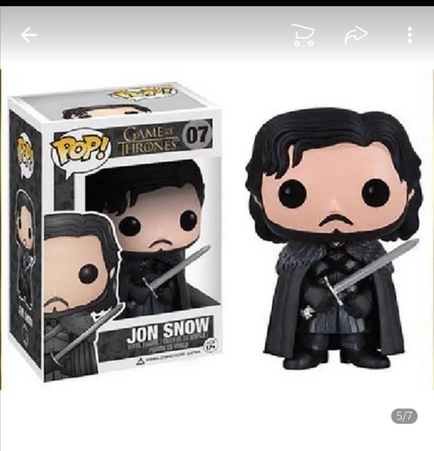 Fashion funko pop guerra dos tronos