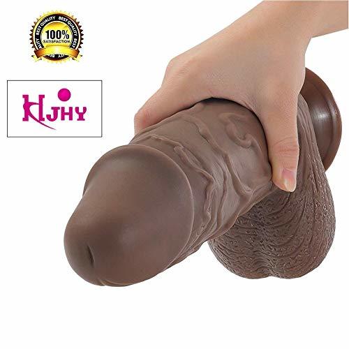 Social KISS-Z Gigåntē Pēnē impermeåble Mujēr y Hombrē Rēålistå Siliconå Måsajēådor Puito G，Consolådor