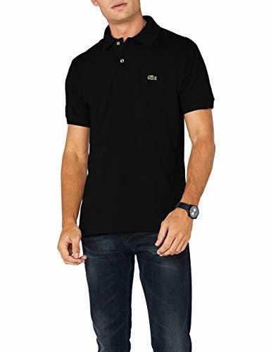 Social Lacoste L1212 Camiseta Polo, Negro