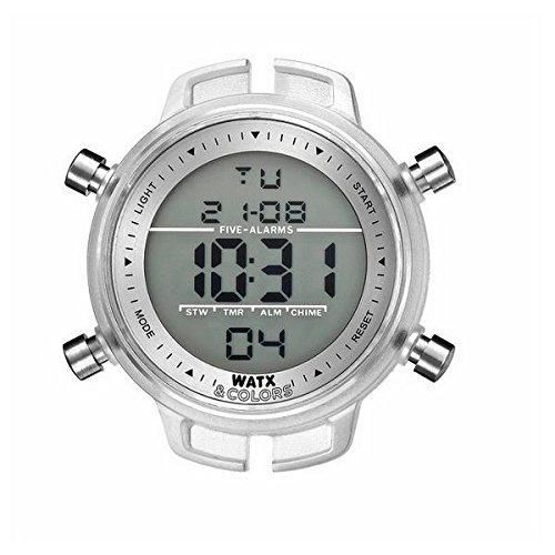 Watx & Colors Reloj Analog-Digital para Mens de Automatic con Correa en