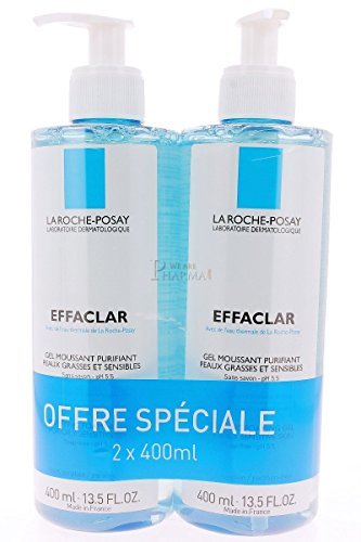 Beauty LA ROCHE POSAY EFFACLAR GEL MOUSSANT 400 ML X 2 UNIDADES LOTE