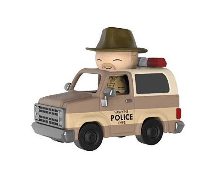 Juegos Funko- Stranger Things Hopper and Sheriff Deputy Truck Figura de Vinilo