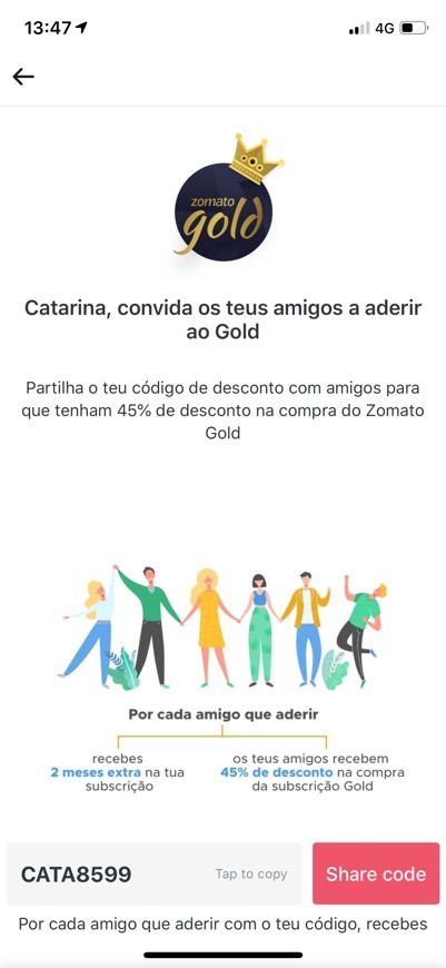 Fashion Desconto 45% Zomato Gold