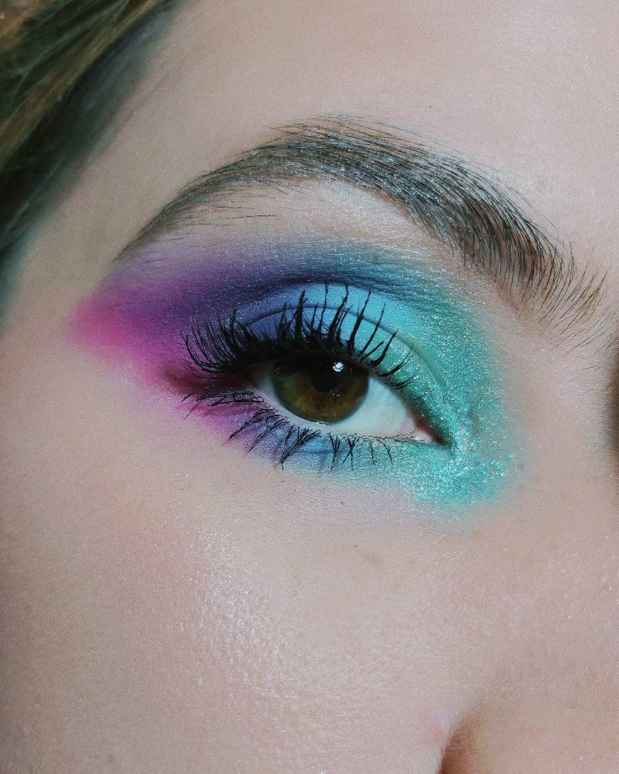 Fashion rainbow make - blue