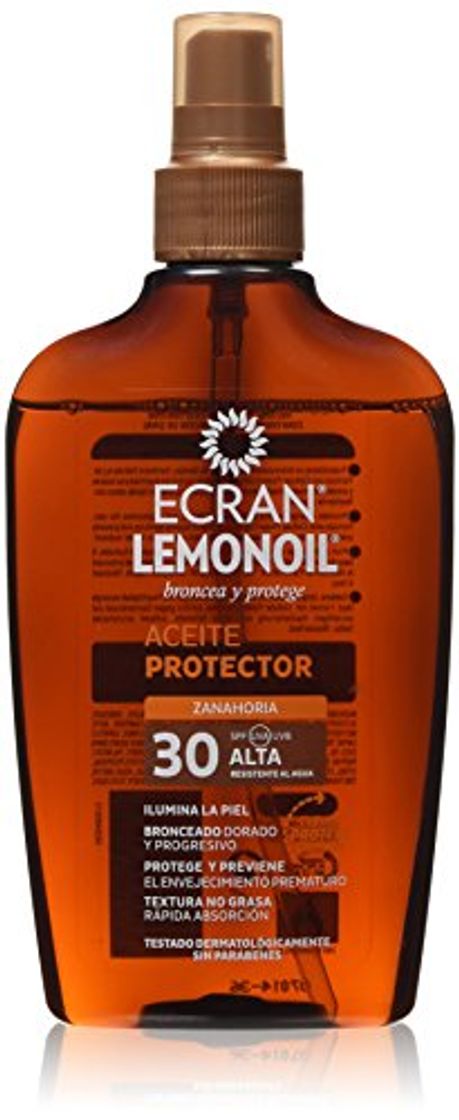 Social Ecran Sun Lemon Oil Protector Solar en Aceite Spray Spf 30-200 ml
