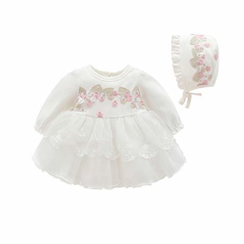 Product K-youth Vestido de Tul con Bordado para Niñas Primavera Niños para 0-18