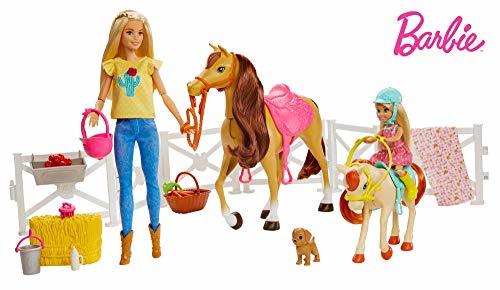 Producto Barbie Muñecas Barbie y Chelsea con caballos y accesorios, regalo para niñas