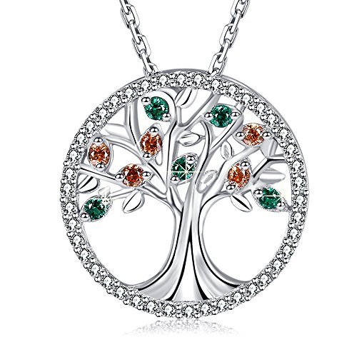 Social MEGA CREATIVE JEWELRY "Amor de la Familia" Collares Mujer de Árbol de