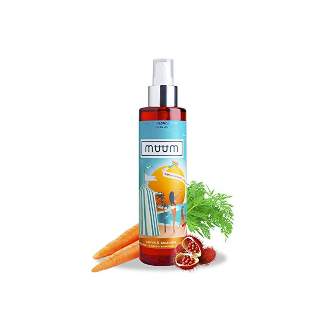 Product Aceite Bronceador de Urucum y Zanahoria muum - Acelerador del Bronceado con