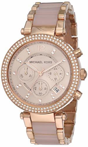 Moda Michael Kors Reloj analogico para Mujer de Cuarzo con Correa en Acero