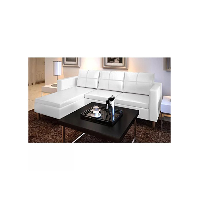 Social UnfadeMemory Sofá de 3 Plazas con Chaise Longe,Sofá de Salon,Decoración de Hogar,Cojines