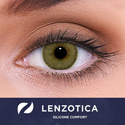 Lugares Lentes de contacto de hidrogel de silicona marrones naturales 'Natural Hazel' de