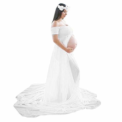 Producto Vestido De Maternidad Vestido De Novia Embarazo De Maternidad Tamaños Cómodos Sesión