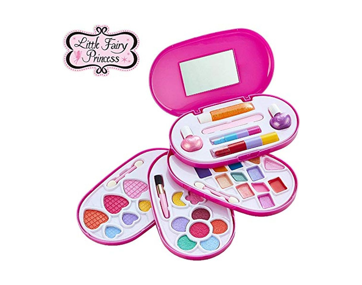 Social Little Fairy Princess – Estuche de maquillaje lavable para niñas