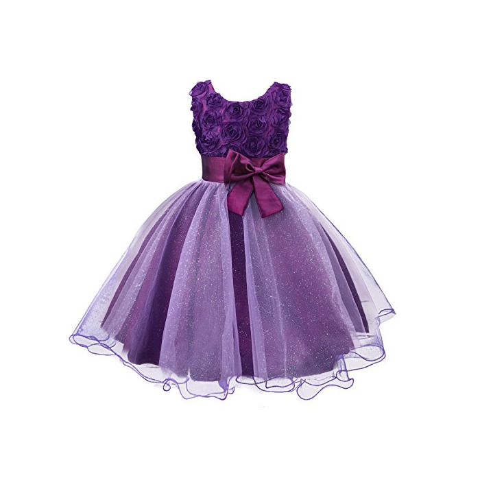 Social Muchachas de Flor de Boda Formal de Ropa de Dama de Fiesta