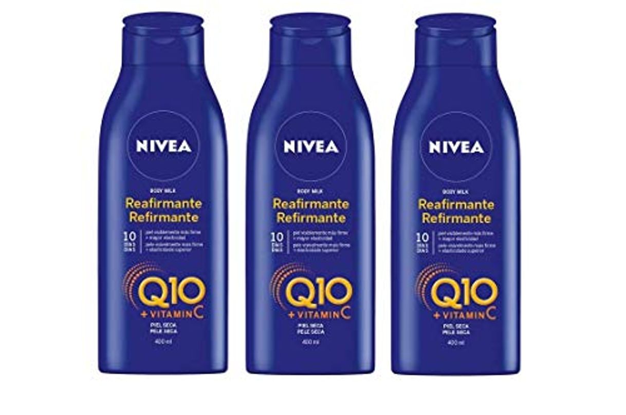 Producto Nivea Q10 Triplo Body Milk Reafirmante Piel Seca - Pack de 3