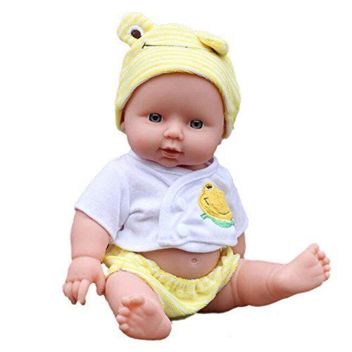 Amazingdeal365 30cm Reborn Bebé Muñeca realista de Vinilo de Silicona Suave Niños