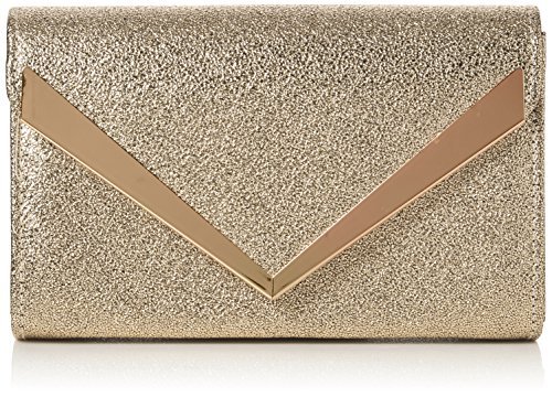 Place SwankySwans - Tina Envelope Sparkle, Carteras de mano Mujer, Dorado